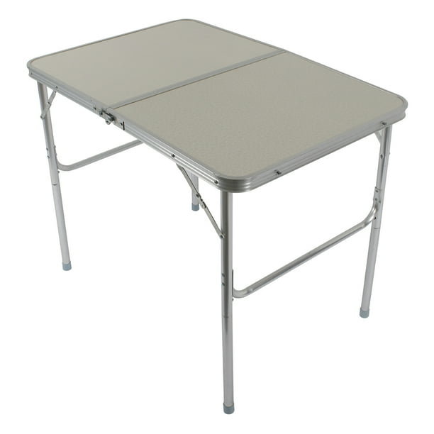 90 x 60 x 70cm Home Use Aluminum Alloy Folding Table  White 