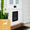 thumbnail image 3 of Hakuna Pets Black Super Tough Medium Pet Door for Doors up to 2.17" Thick, for Dogs up to 42 lbs, 3 of 9