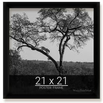 21x21 Black Picture Frame for Puzzles Posters Photos or Artwork
