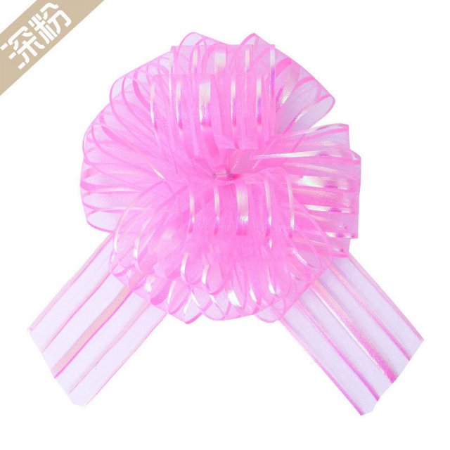 Bienvenido 24 Piezas Lazo de Organza de Colores Mezclados Lazo de Organza Grande para Envolver Regalos con Cinta para Cestas de Regalos de Boda (4,5 Pulgadas de Diámetro)