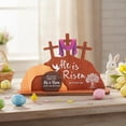 thumbnail image 5 of 2026 He is Risen Easter Decor – Wooden Resurrection Scene with Empty Tomb, Cross & Figurines, Christian Religious Tabletop Decoration for Home, Faith Easter Gift, Easter Basket Stuffer, 5 of 8