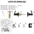 thumbnail image 4 of Stainless steel inner door lock is designed to be used as front door, back door or bedroom lock., 4 of 5