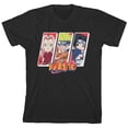 thumbnail image 6 of Naruto Chibi Team 7 Crew Neck Short Sleeve Men's Black T-shirt-Small, 6 of 7