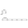 thumbnail image 5 of Estante de gancho de metal resistente retráctil para colgar abrigo con 8 ganchos Kuyhfg Sin marca, 5 of 5