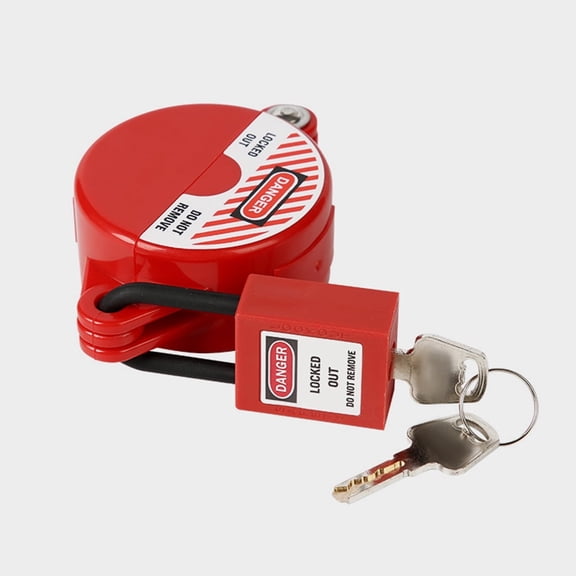 Niceauty Red Propane Tank Device ABS Lock for Gas and Water Valves Professional Use 12.5 inch 2564mm