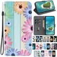 thumbnail image 2 of Leather Flip Wallet Case with Card Slot for Motorola MOTO G 5G 2025, G Power 5G 2025 & ONE 5G ACE, Shockproof Protective Cover, 2 of 25