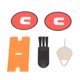 thumbnail image 1 of Juego de cintas de anillo para Galaxy Watch Active 2, 44mm, 41mm, para Galaxy Watch 3, 45mm, 41mm, para fijar la cubierta trasera de cristal, 2 uds., 1 of 5