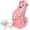 Pink, variant on Halloween Resin Figurine Decorations, Ghost Walking Dog Cute Whimsical Desktop Statue for Halloween Party Decoration Entryway Table Decor Black