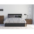 thumbnail image 1 of Wasabi 3 Piece Full Size Bedroom Set  Walnut and Black, 1 of 4
