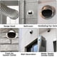 thumbnail image 5 of Ventilation Grille 120mm Ventilation Grille Round Slats Mosquito Net Air Exhaust Grille Blowing Air Exhaust Grille Ventilation Garage Kitchen Bathroom, 5 of 5