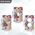 thumbnail image 7 of Yayeee Toggle Light Switch Wall Plate 1-Gang 4.5"x2.7" Home Decorative Outlet Cover, Pink Blueberries, 7 of 7