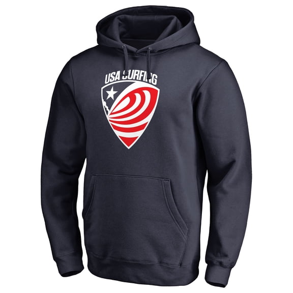 Men's Navy USA Surfing Primary Logo Pullover Hoodie