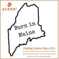thumbnail image 2 of Acorn Unisex-Kid's Moc Slipper Big Kid ( Years) 3-4 Big Kid Buff Popcorn, 2 of 5