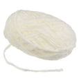 thumbnail image 3 of Uxcell 1 Skein Velvet Yarn Chenille Yarn 100g/3.5oz 87 Yards 6# Super Bulky Polyester Soft Blanket Yarn Cream, 3 of 6