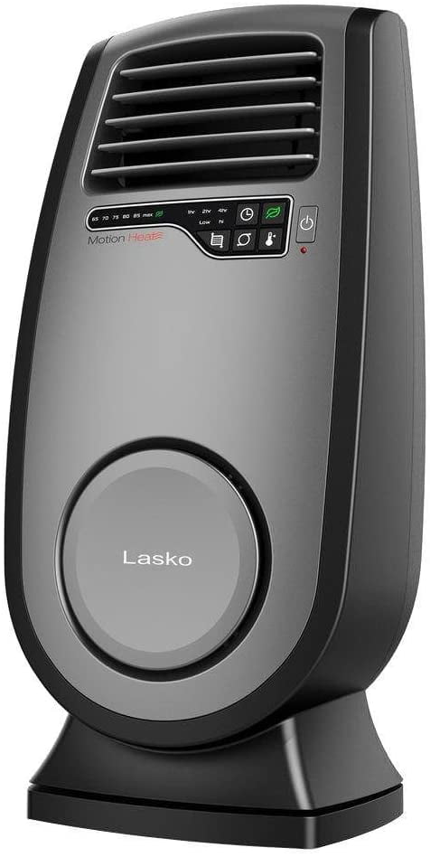 Lasko Ceramic Room Heater with 3D Motion Heat Technology, Adjustable  Thermostat with 2 Settings, Safety Features,Timer u0026 Remote Included -  Walmart.com
