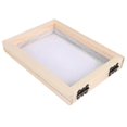 thumbnail image 2 of 3 Pieces Paper Wooden Paper Mold Making Screen Kit 3 Size Frames for DIY Paper Craft 12.7X17.8cm 19., 2 of 5