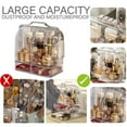 thumbnail image 2 of 1PC Makeup Storage Organizer With Lid And Drawers Acrylic Cosmetic Display Case, 2 of 5