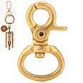 thumbnail image 2 of Pure Brass Exquisite Key Chain Hang Buckle Handbag Decoration Craft Collection for LeatherInner Diameter 16mm, 2 of 9