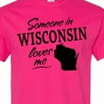 thumbnail image 4 of Inktastic Someone in Wisconsin Loves Me T-Shirt, 4 of 5