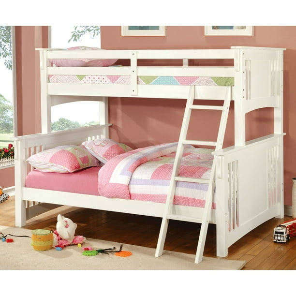 Furniture Of America Alberta Twin Over Full Bunk Bed Walmart Com Walmart Com