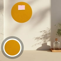 HOMEMAXS Round Self-Adhesive Cork Board For Office Cute Pin Board Decorative Bulletin Board Easy Installation Memo Board Cork Board For Notes Display