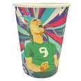 thumbnail image 1 of Vasos de cartón Great Value diseño mundial multicolor 10 piezas, 1 of 4