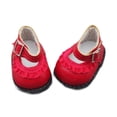 thumbnail image 4 of Zapatos de muñeca Strade Fareast Limited Hechos a mano Rojo para muñecas de 15 cm y 17 cm, 4 of 8
