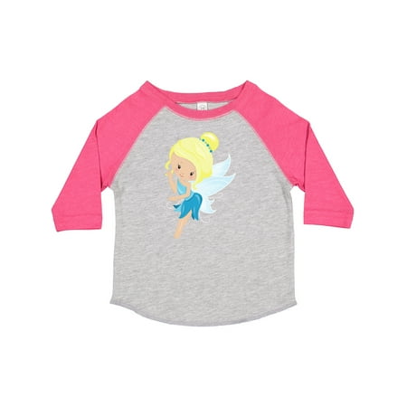 

Inktastic Cute Fairy Magic Fairy Forest Fairy Blonde Hair Gift Toddler Toddler Girl T-Shirt