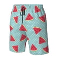 thumbnail image 5 of Naloa Watermelon Men's Beach Shorts, Surfing shorts, Swim trunks, Quick Dry Swim Trunks for Surfing Beach Fun - Large, 5 of 9