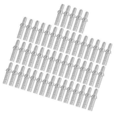 LEXSOMEO 50pcs Archery Nock Hunting Arrow Nock Metal Nock Tail Arrow Nock for Arrow Archery
