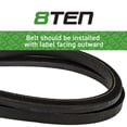 thumbnail image 3 of 8TEN Raw Edge Drive Belt for John Deere STX38 M118790 M125218 M71817 810-CBL2574T, 3 of 4