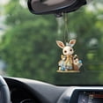 thumbnail image 4 of Easter Bunny 2D Flat Pendant Adorable Bag Charm for Backpacks and Keys Cute Festive Hanging Ornament Holiday Gift for Kids Adults, 4 of 9