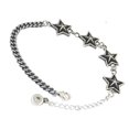 thumbnail image 4 of Cadena joyería de adorno de 4 estrellas accesorios de joyería de moda elegante pulido fino Hugo Pulsera del encanto de la estrella de las mujeres, 4 of 6