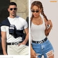 thumbnail image 3 of WHIPPY Leather Belt for Women Men Black Leather Belts for Jeans, 3 of 6