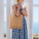thumbnail image 4 of GOLDTIMO Bolsas de playa para mujer – Bolso de hombro tejido grande y suave de verano, bolsa de paja para vacaciones de verano, 4 of 5
