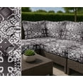 thumbnail image 7 of Soimoi 56 Inch Wide Waterproof Taffeta Fabric By 5 Yard | Gray Patchwork Print | Outdoor Use for Furniture Covers, Umbrellas, Patio Decor & More, 7 of 7