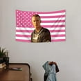 thumbnail image 3 of Drew Flag 3x5 FT Cameron Pink America Flag Tapestry for College Dorm, Man Cave Bedroom And Living Room Home Decor, 3 of 6