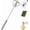 12 in, variant on Stainless steel egg whisk, Food-Grade Kitchen Egg Beater, Easy to Clean, Hand Mixer Stirrer Tool for Eggs Cream Batter Sauce Baking Cooking Coffee