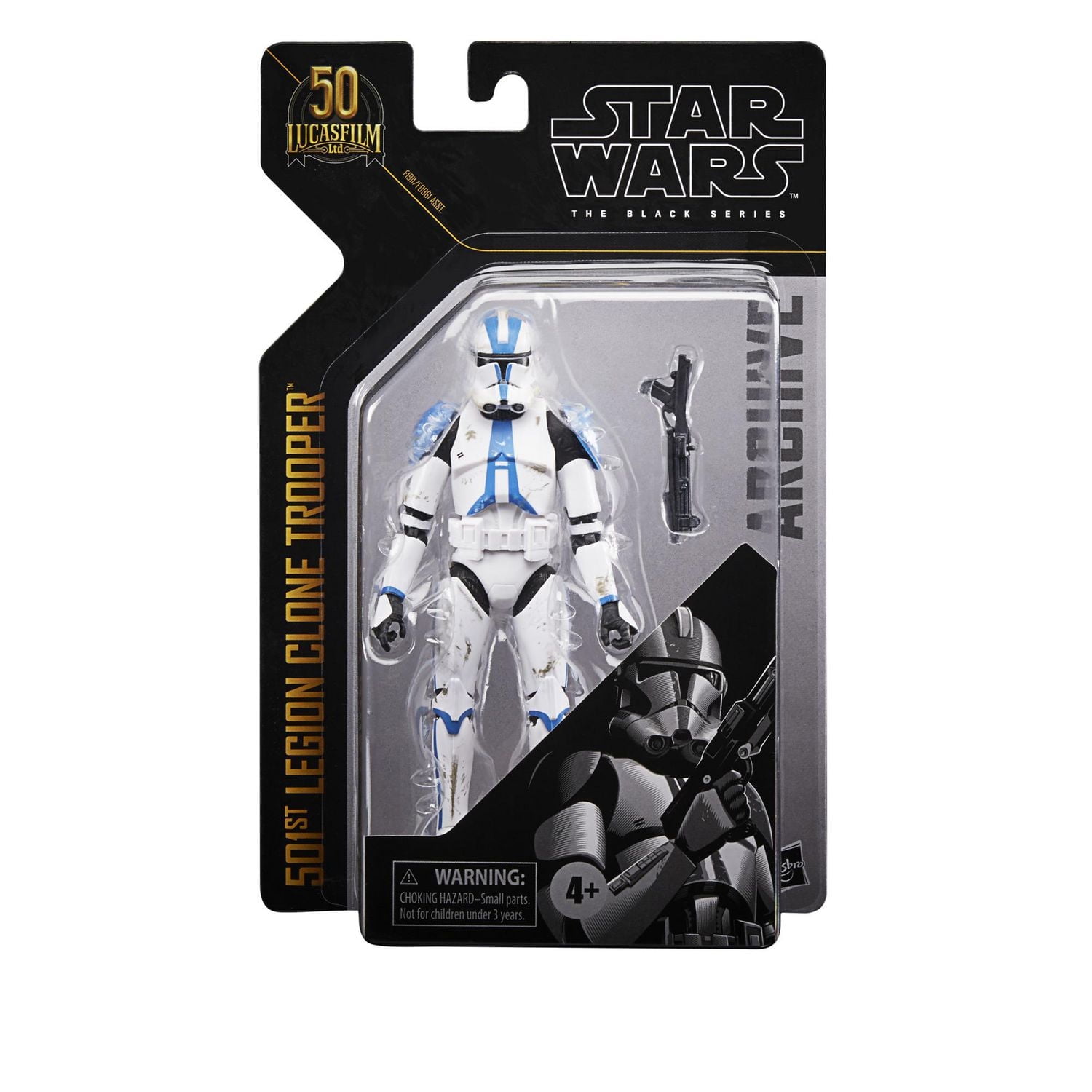 Star Wars The Black Series Archive Collection, 501st Legion Clone Trooper, Star Wars: The Clone Wars, figurine 50e anniversaire Lucasfilm