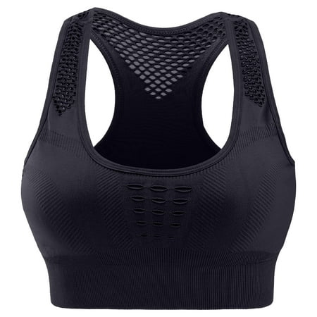 

Aayomet Sports Bras for Women Women Sports Bras Strappy Padded Medium Support Yoga Bra Workout Bra Workout Tops For Women Black S