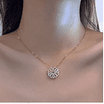 thumbnail image 3 of Collar De Forma Corazón Y Trébol De Cuatro Hojas Convertible Oro rosa, 3 of 5