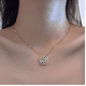 thumbnail image 3 of Collar De Forma Corazón Y Trébol De Cuatro Hojas Convertible Oro rosa, 3 of 5