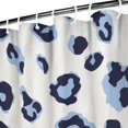 thumbnail image 3 of White and Blue Of Leopard Print Shower Curtain 72"x72" ,Bathroom Decorative Shower Curtains Set with 12 Hooks,Modern Waterproof Washable Shower Curtain, 3 of 6