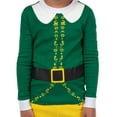thumbnail image 4 of Elf Holiday Classic Movie Boy's Toddler Buddy The Elf Tight Fit Long Sleeve Long Pant Loungewear Sleep Pajama Set, 4 of 6