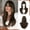 Ash Dark Brown, variant on Layered Synthetic Wig with Bangs for Women, Layered Cut, Fringe, Adjustable Cap, Breathable Cap, Soft Texture, for personal styling during party and costume styling and special event styling