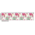 thumbnail image 2 of Exotic Fabric by the Yard, Endemic Tropic Flowers on a Background of Paint Blots, Decorative Upholstery Fabric for Chairs & Home Accents, Magenta Fern Green by Ambesonne, 2 of 4