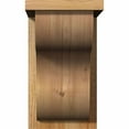 thumbnail image 2 of 8"W x 14"D x 14"H Carmel Rough Sawn Corbel w/Backplate, Western Red Cedar, 2 of 9