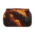 thumbnail image 2 of Easygdp Cool Fire Man para Estuche de Lápices con Tapa Flip, Suministros de Oficina y Universidad para Adolescentes y Adultos, 2 of 7