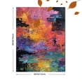 thumbnail image 3 of QISVANSET Abstract Textured Oil Painting Canvas Wall Art 15.75x11.81 Inches, 3 of 5