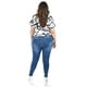 thumbnail image 3 of Blusa con nudo Roman Fashion /Tallas Extras, 1865 (Blanco/negro) blanco 36, 3 of 7